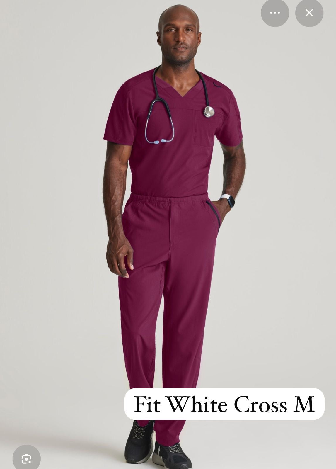 Set white cross fit M